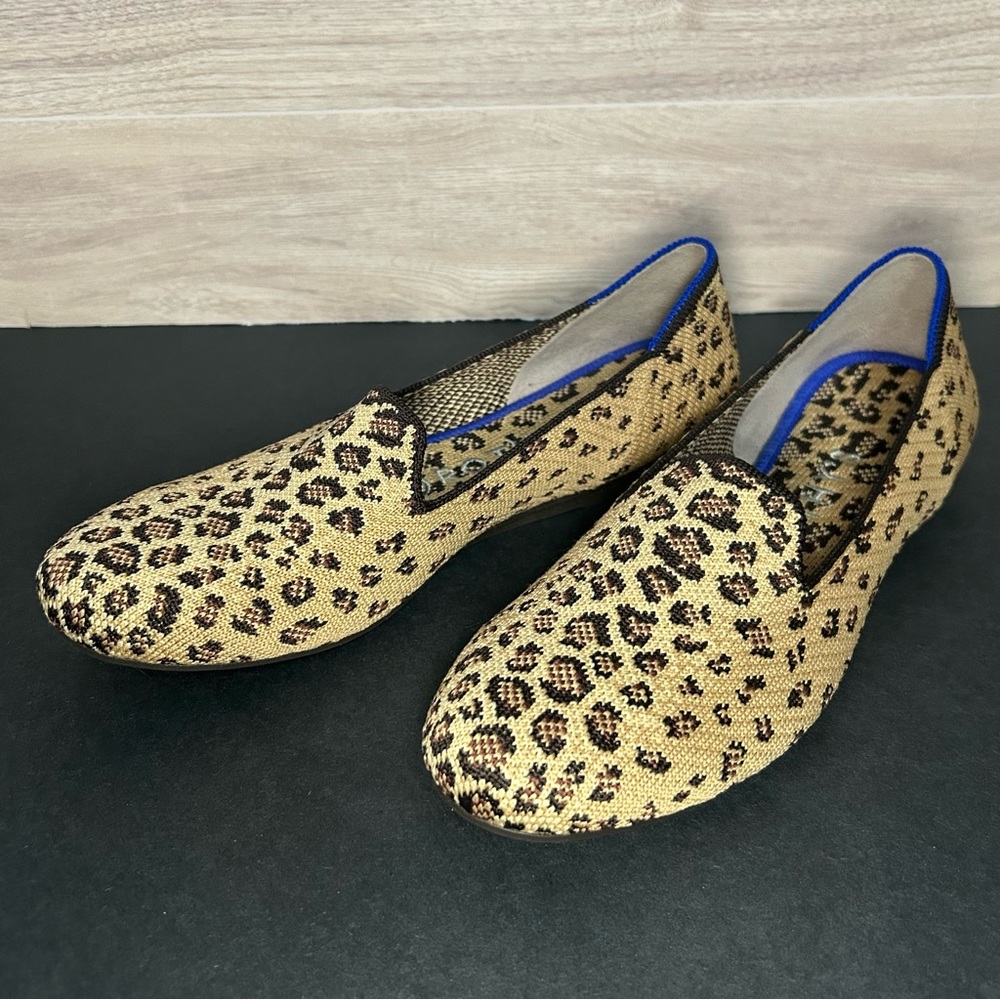 Rothy’s The Loafer – Little Cat Cheetah Print, Women’s 7, NWOT